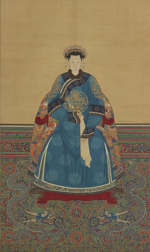 历代帝王贵妃大臣朝服像(孝恭仁皇后)