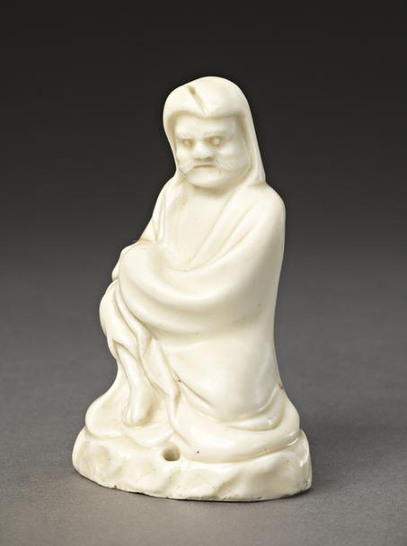 德化窑白釉达摩像