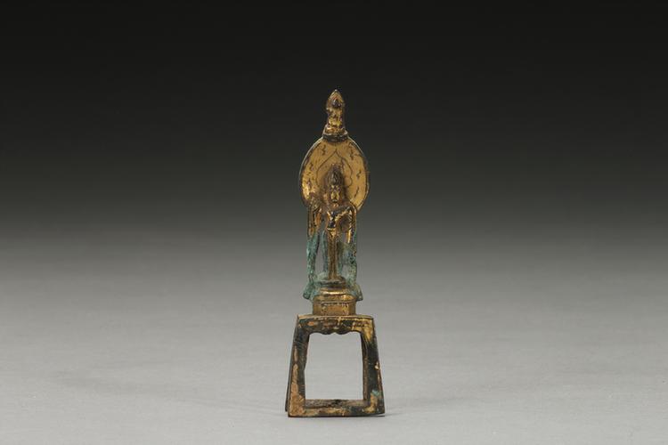 铜鎏金菩萨立像