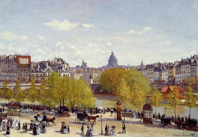 Quai du Louvre, 1867