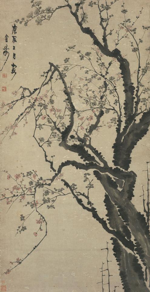 梅花图立轴