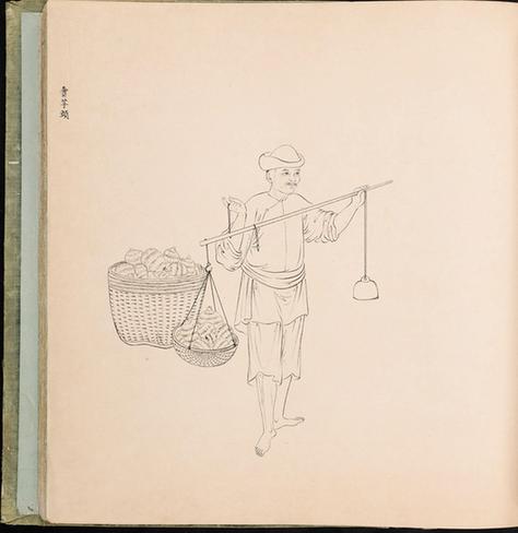 白描街头买卖画册-86