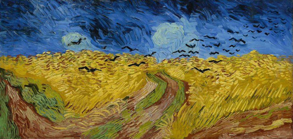 Wheatfield with crows (July - )