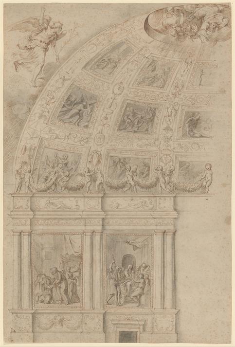 Workshop of Battista Franco--Design for the Decoration