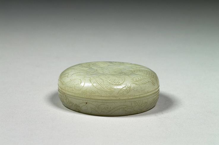 明早中期 玉荔枝纹盒