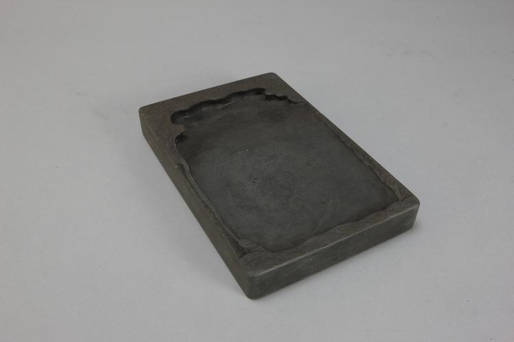 歙石雕云长方砚