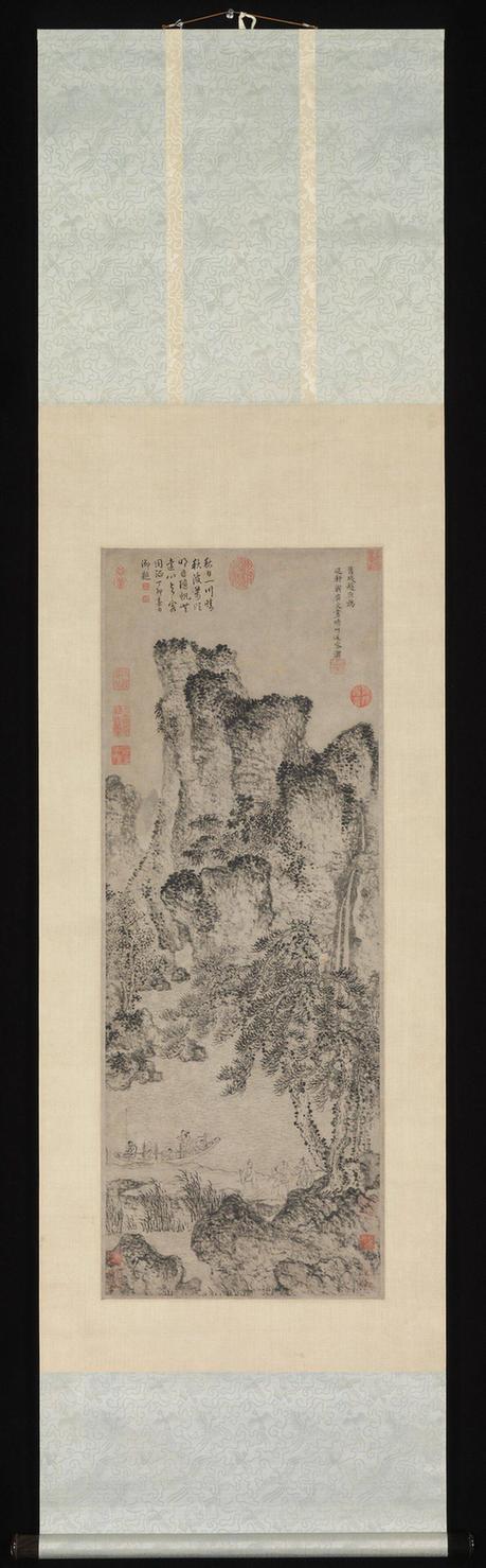 晴川送客图（装裱版）