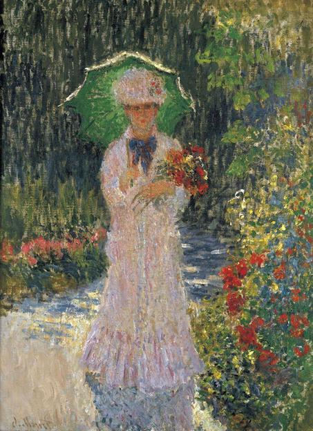 Camille with Green Umbrella, 1876