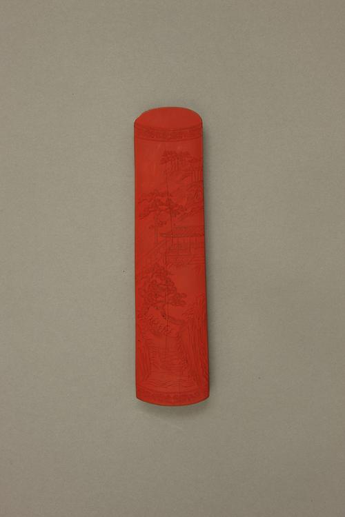 御制月令七十二候诗色墨-糜草死朱墨