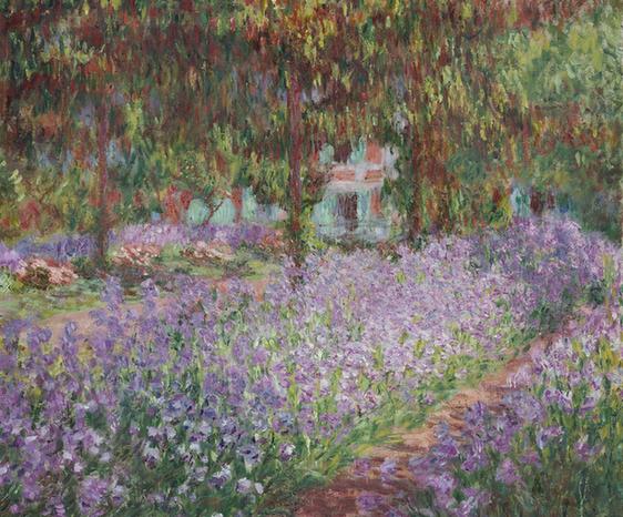 Irises in Monets garden, 1899-1900