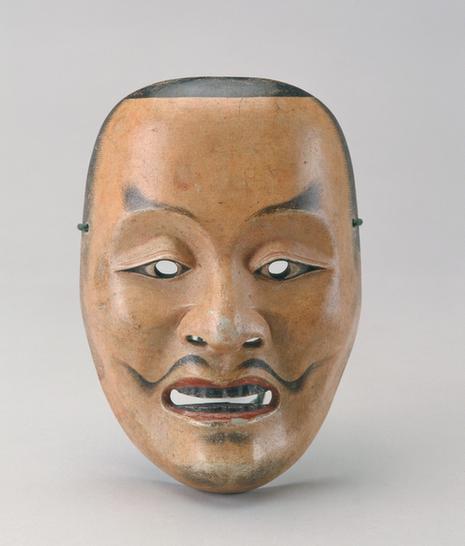 日本红色男面具