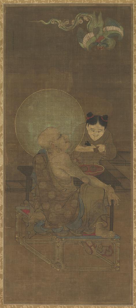 十六罗汉图-第十六尊者