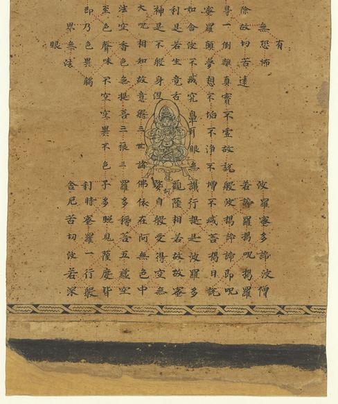 佛说般若波罗蜜多心经 宝塔心经手稿