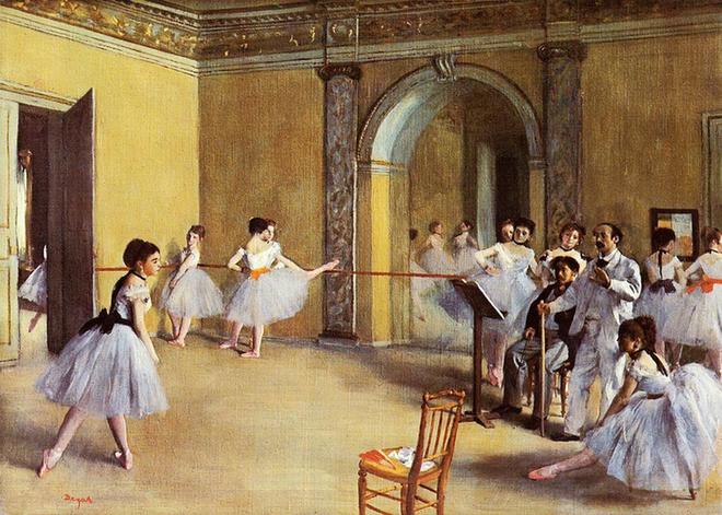 Dance Class at the Opera - - Musee d'Orsay (France) - oil on canvas