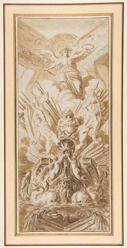 Pierre Lélu--Corner of the Ambassador's Staircase at Versailles