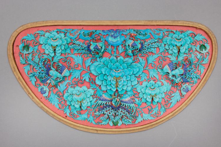 点翠凤吹牡丹纹头面