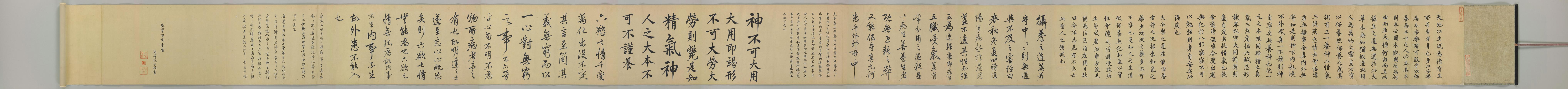 养生训手稿全卷-养生训手稿全卷