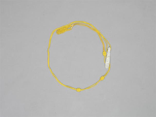 白玉龙首带钩腰带