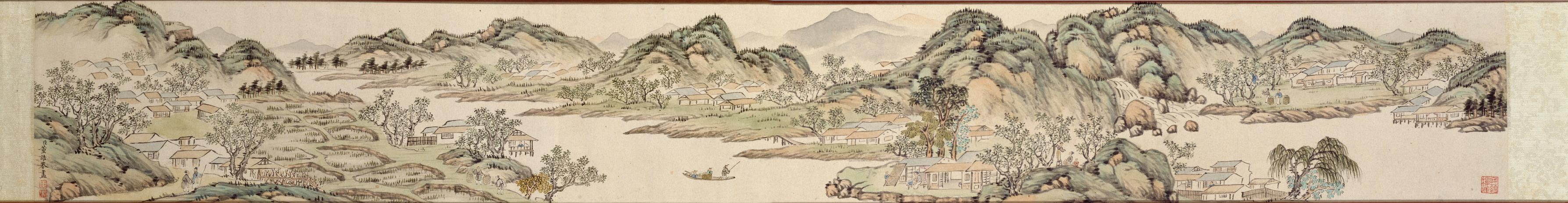 万户桑麻图小卷