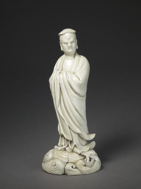 德化窑白釉达摩像