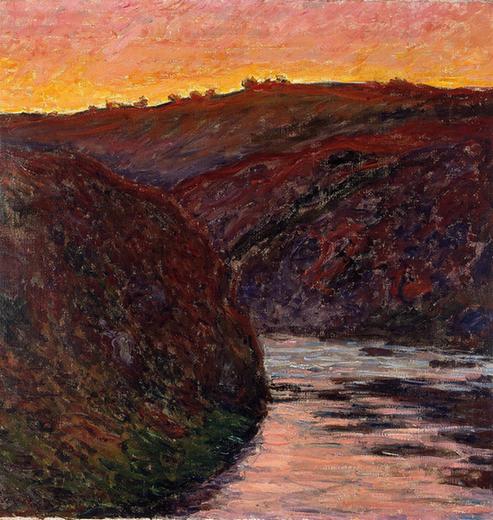 The Creuse at Sunset, 1889
