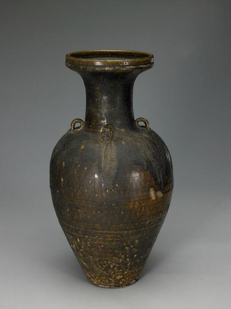 黑釉四系洗口瓶