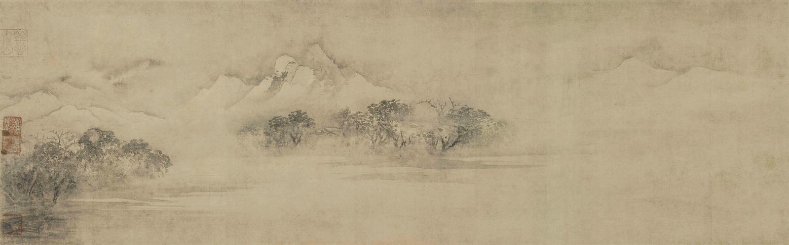 潇湘八景-江天暮雪