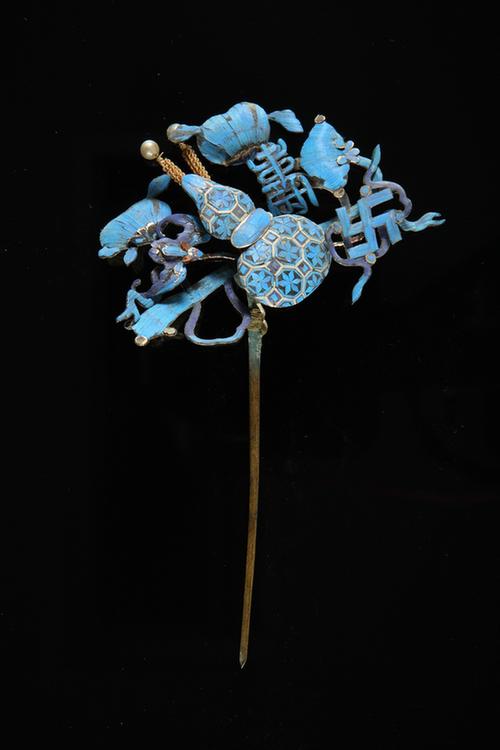 点翠葫芦万代纹头花