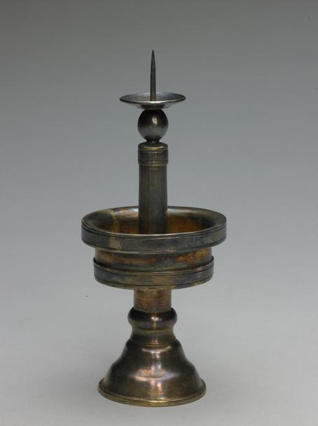 银镀金供器-蜡扦