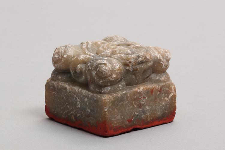 滑石异兽纽梵文印