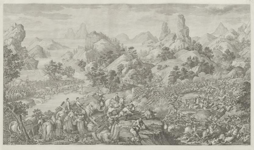 平定西域战图页