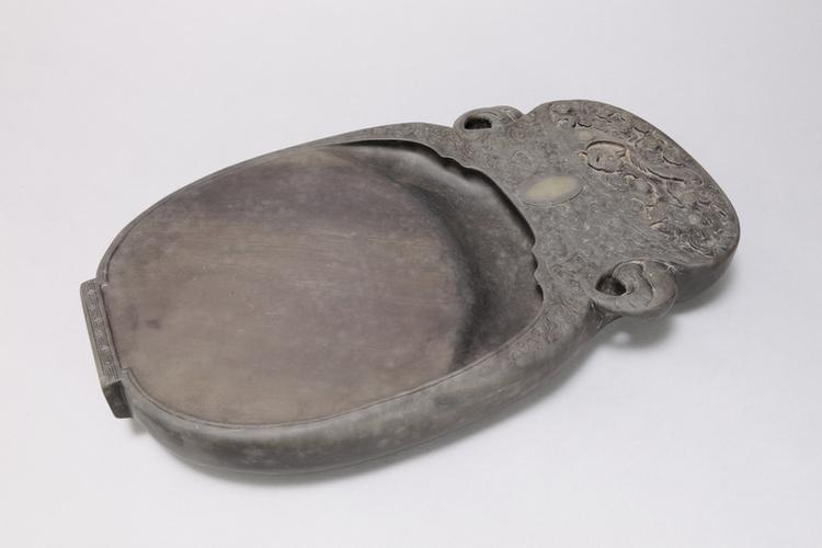 端石象耳瓶式砚