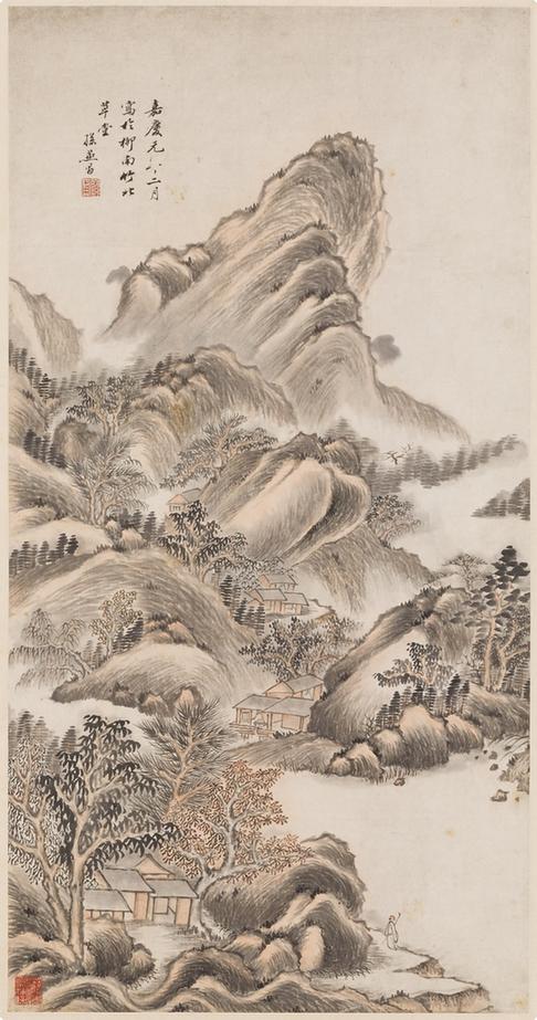 山水图轴