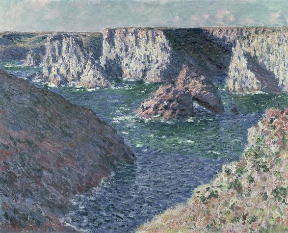 Rocks at Belle-ile, 1886