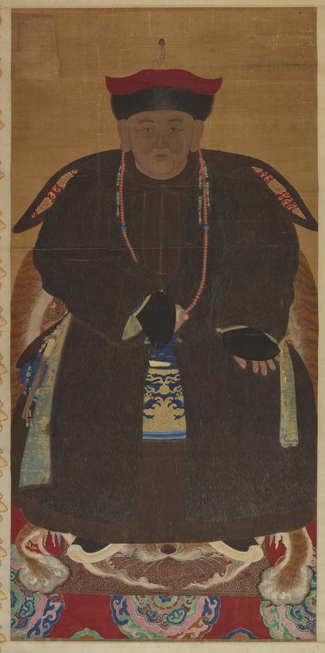 历代帝王贵妃大臣朝服像(廷臣)-