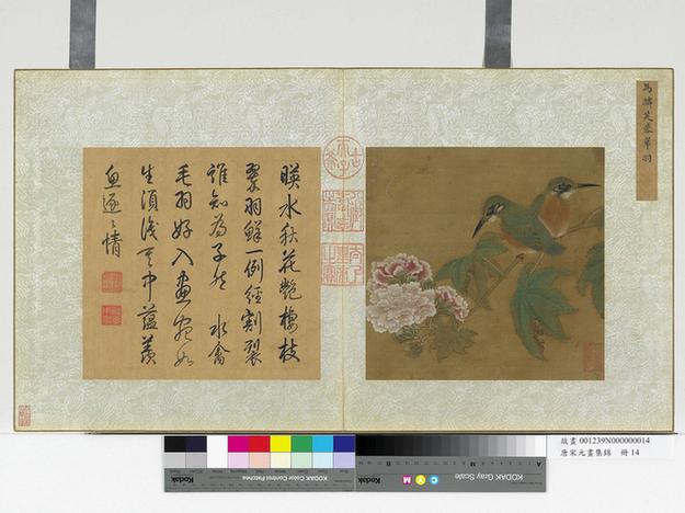 唐宋元画集锦册 芙蓉翠羽