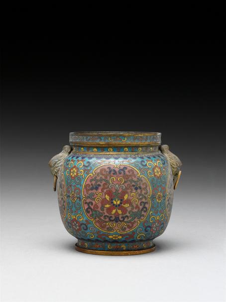 乾隆款掐丝珐琅炉