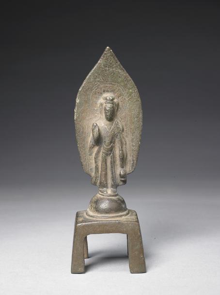 铜靳洪□造菩萨立像