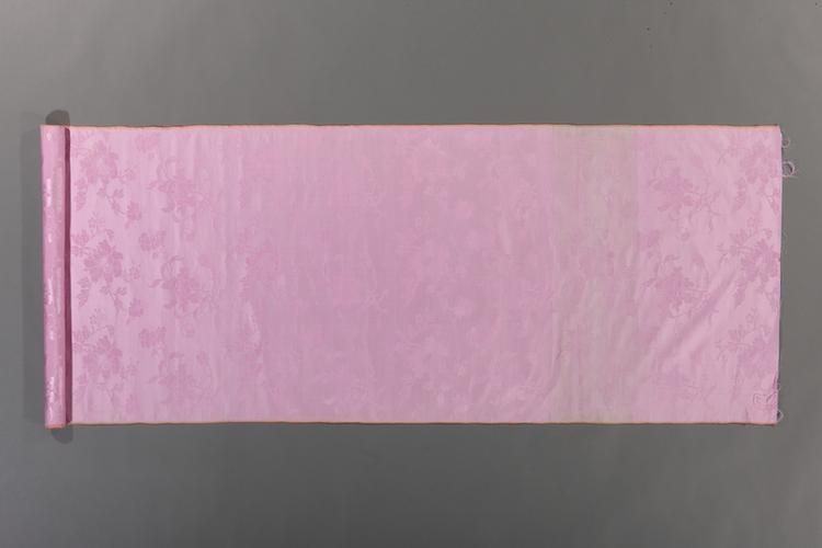 粉色大洋花纹江绸