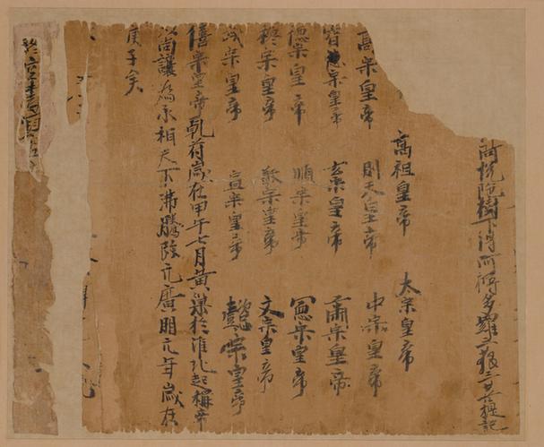 无款黄巢起义记残页