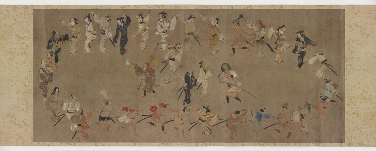 江户时期 佛教舞蹈卷