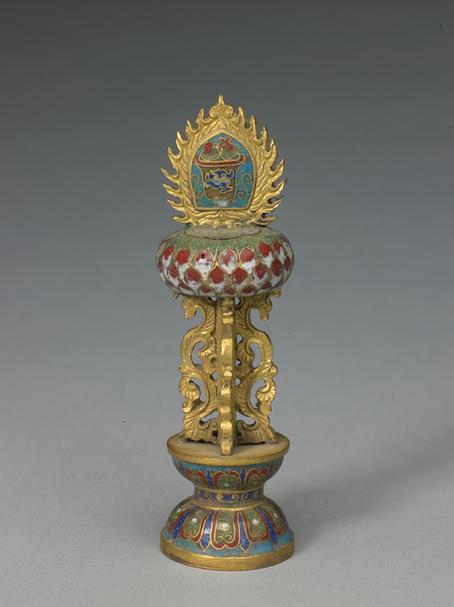 搯丝珐琅八供养