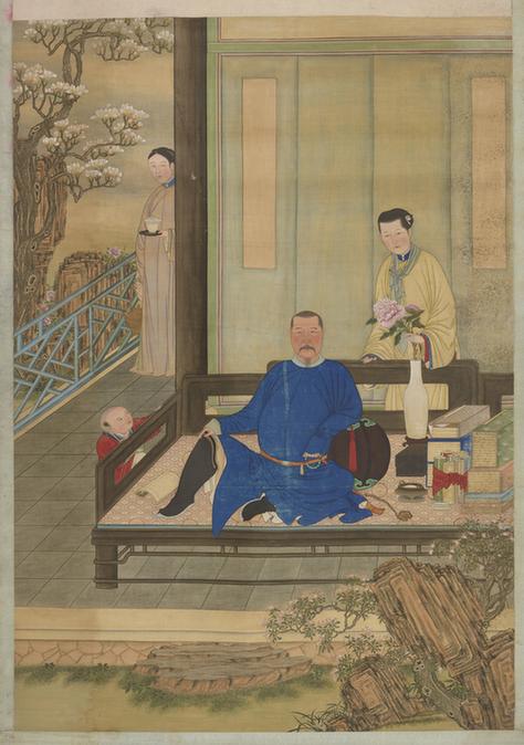 历代帝王贵妃大臣朝服像(十八皇子)