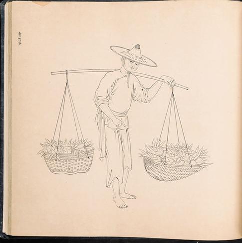 白描街头买卖画册-338