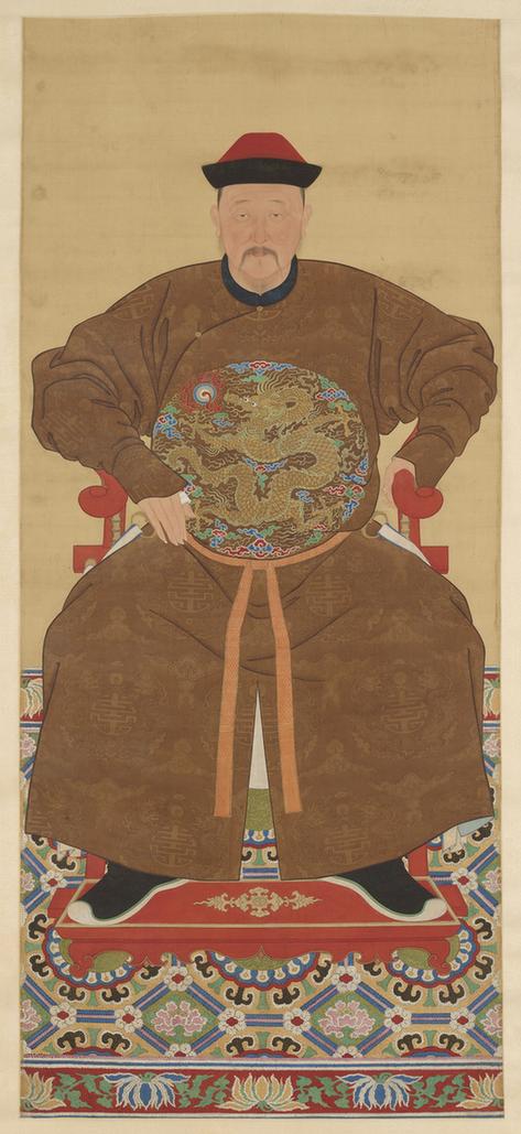 历代帝王贵妃大臣朝服像(九阿哥胤禟)