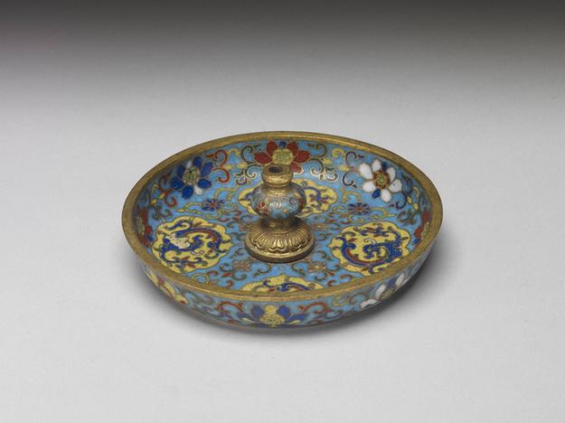 乾隆景泰蓝香插