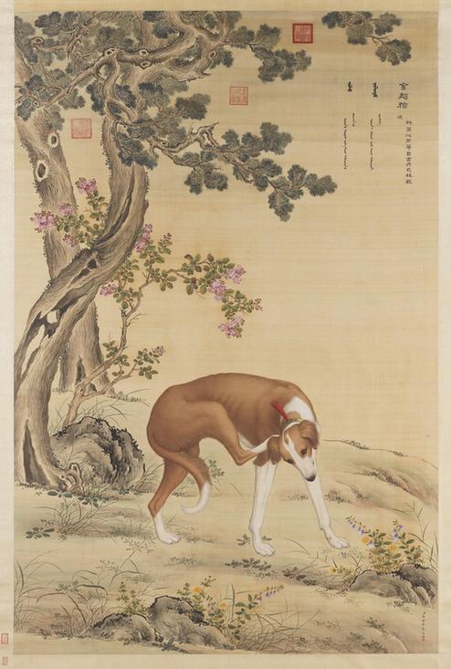 画十骏犬金翅猃轴