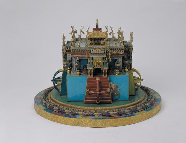 乾隆款掐丝珐琅释迦牟尼坛城