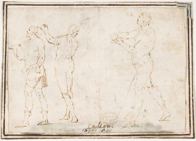 attributed to Francesco Allegrini--Athletes