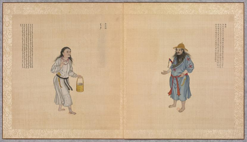 职贡图巨幅彩绘册页第3册-27